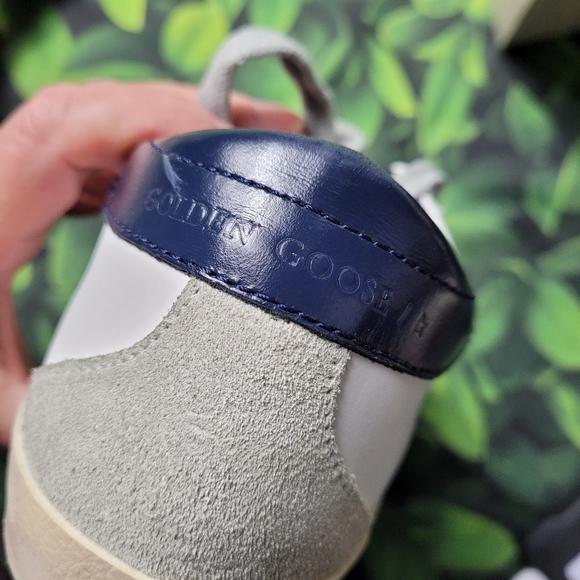 NIB Golden Goose Super-Star White Distressed Leather Low Top Sneakers size 38 - Picture 9 of 16